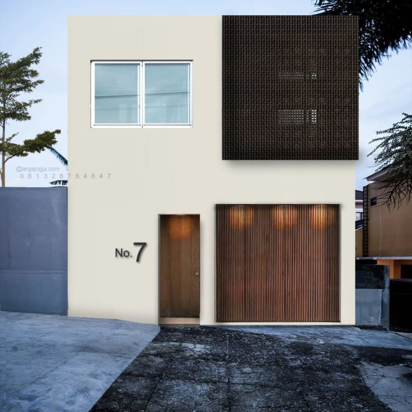 Desain Rumah Modern Minimalis Lahan 40 m2
