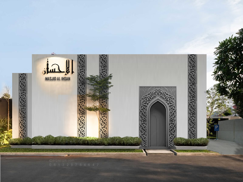 Menggabungkan Tradisi dan Modernitas: Desain Fasad Masjid Kecil yang Memikat