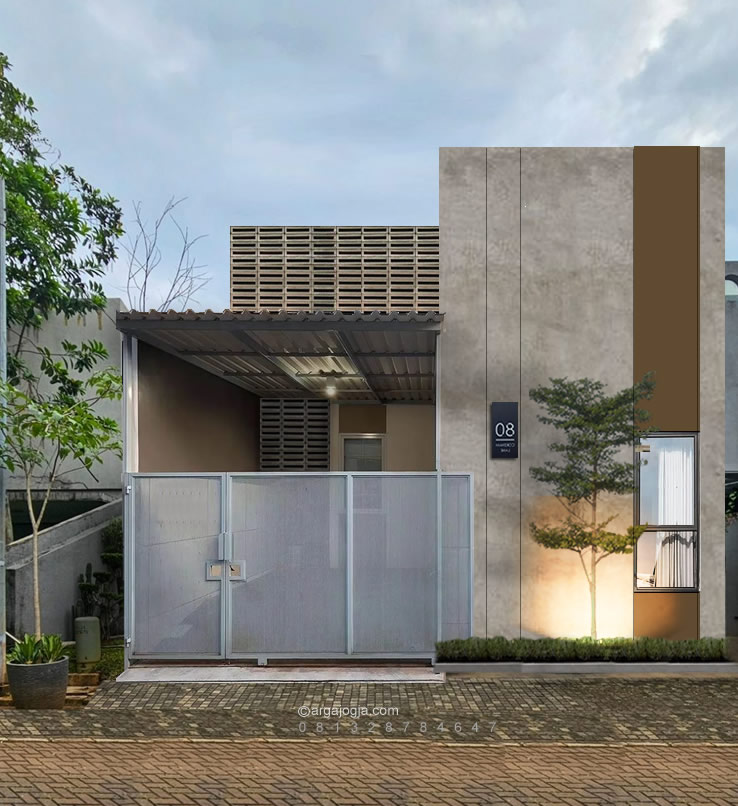 Desain Rumah Industrial 1 Lantai: Simpel dan Estetik