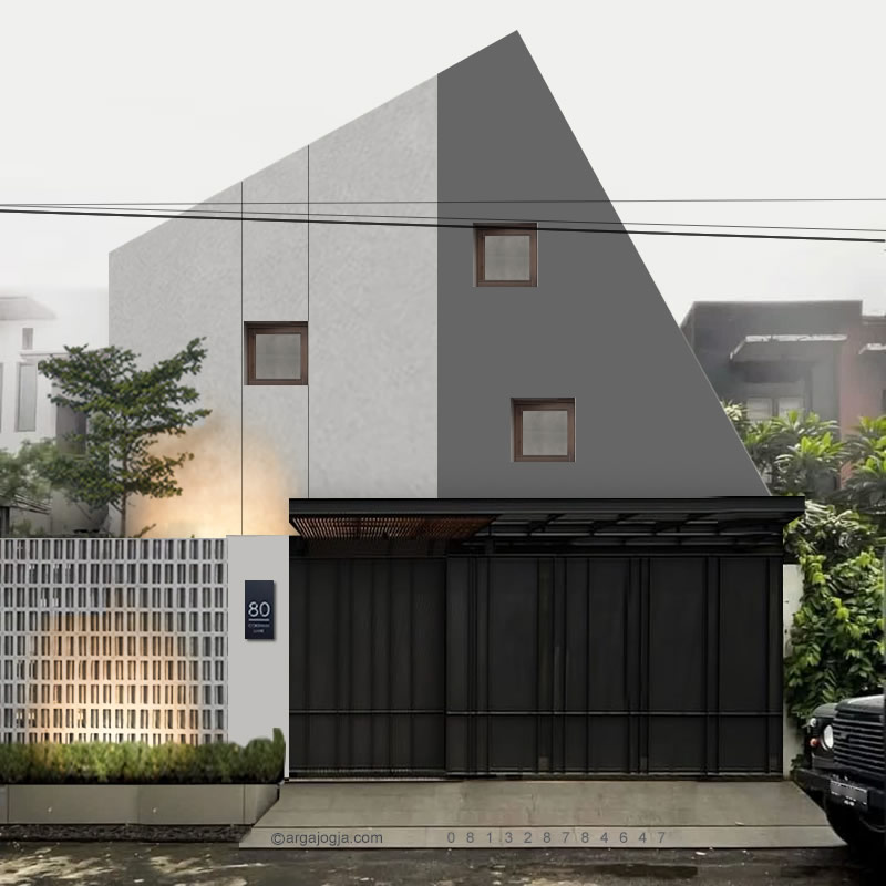 Rumah Urban Minimalis yang Tetap Warm Tanpa Kehilangan Kesan Industrial